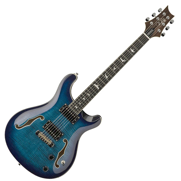 PRS SE Hollowbody II Electric Guitar in Faded Blue Burst - H2ECBDC