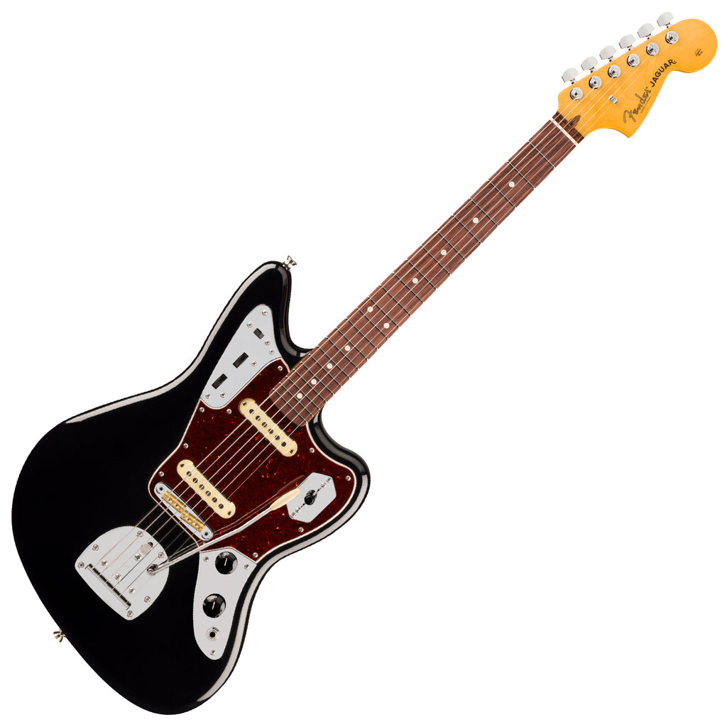 Fender American Professional Jaguar Electric Guitar Rosewood in Black w/Case - 0111820706