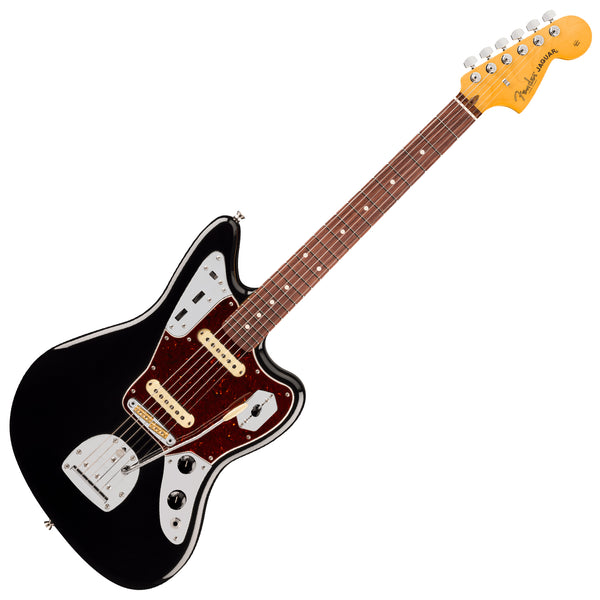 Fender American Professional Jaguar Electric Guitar Rosewood in Black w/Case - 0111820706