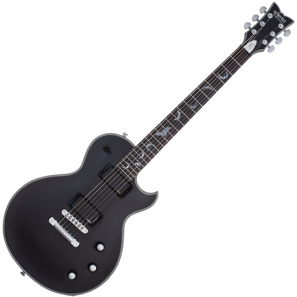 Schecter Damien Platinum6 Solo II Electric Guitar In Satin Black - 1194SHC