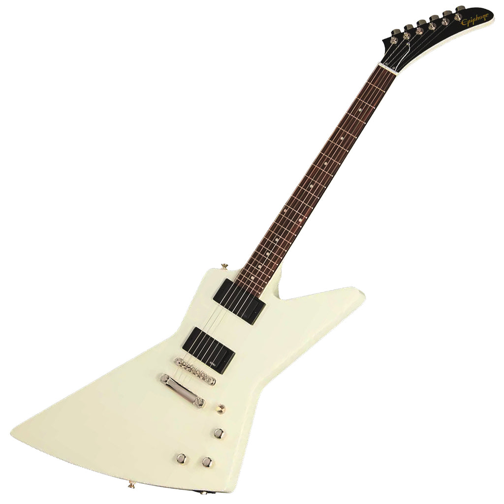 Epiphone Inspired by Gibson 1984 Explorer Electric Guitar in Classic White w/Gig Bag - EIEX8CWNH