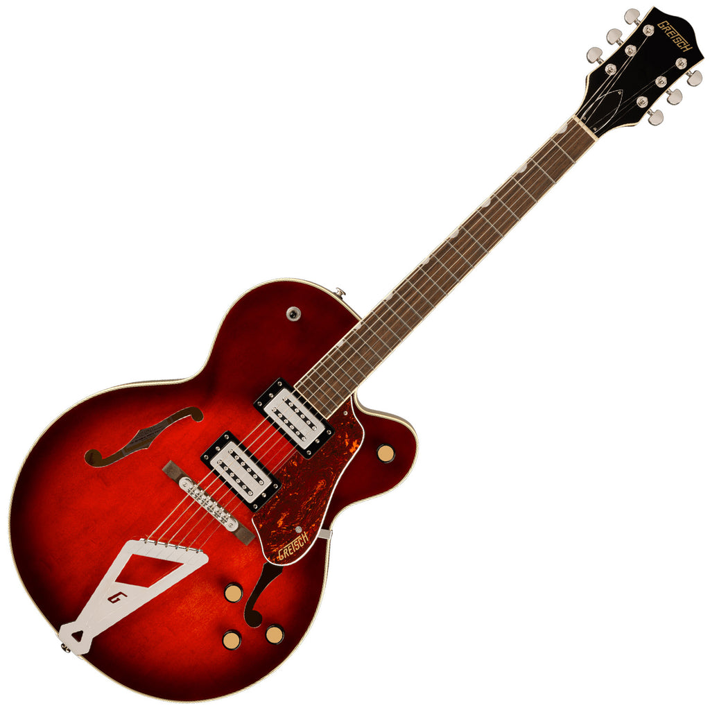 Gretsch G2420 Streamliner Chromatic II Hollow Body Electric Guitar Laurel BroadTron BT-3S Pickups in Claret Burst - 2817000561