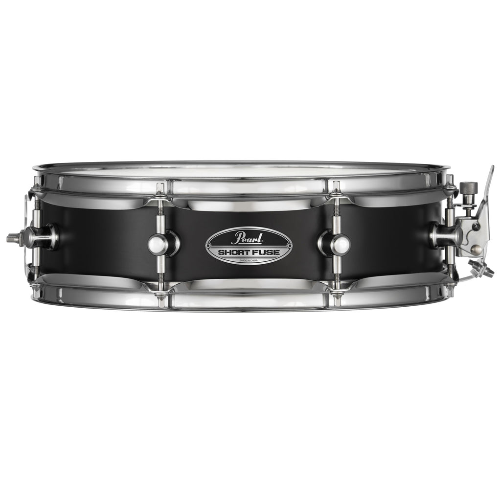 Pearl 13" X 3.5" Short Fuse Piccolo Snare Drum Black Steel - SFS1335B