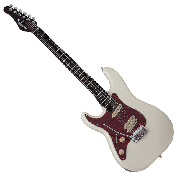 Schecter MV-6 Left Hand Electric Guitar in Olympic White - 4205SHC