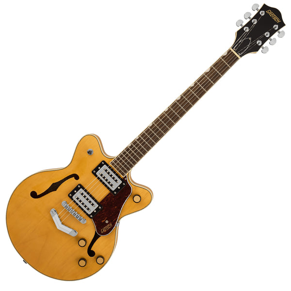 Gretsch G2655 Streamliner Center Block Jr DC Electric Guitar V Stoptail Laurel in Village Amber - 2817100520