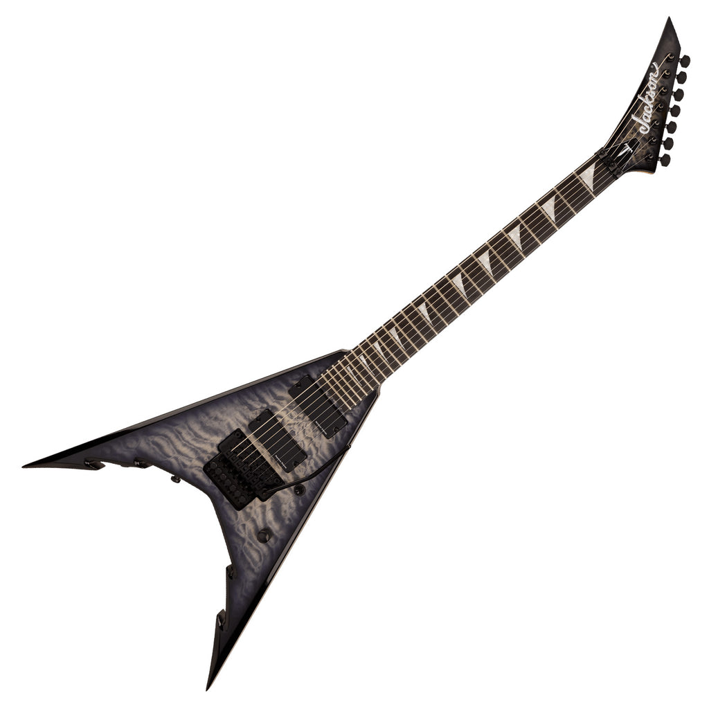 Jackson Pro Series Signature Corey Beaulieu King V KV7Q Electric Guitar Ebony in Transparent Black w/Case - 2912127585