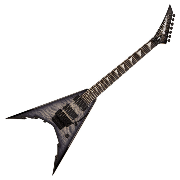 Jackson Pro Series Signature Corey Beaulieu King V KV7Q Electric Guitar Ebony in Transparent Black w/Case - 2912127585