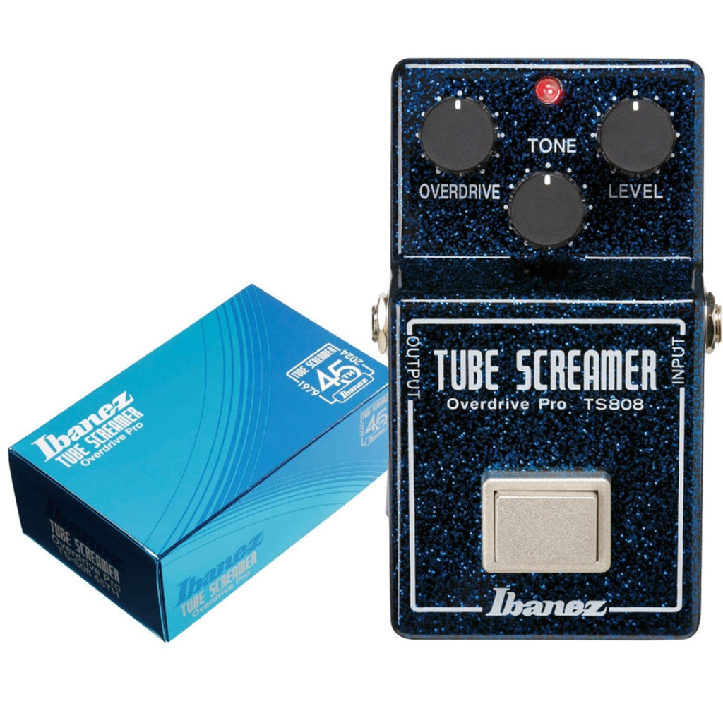 Ibanez 45th Anniversary Tube Screamer Reissue Overdrive Effects Pedal - TS80845TH