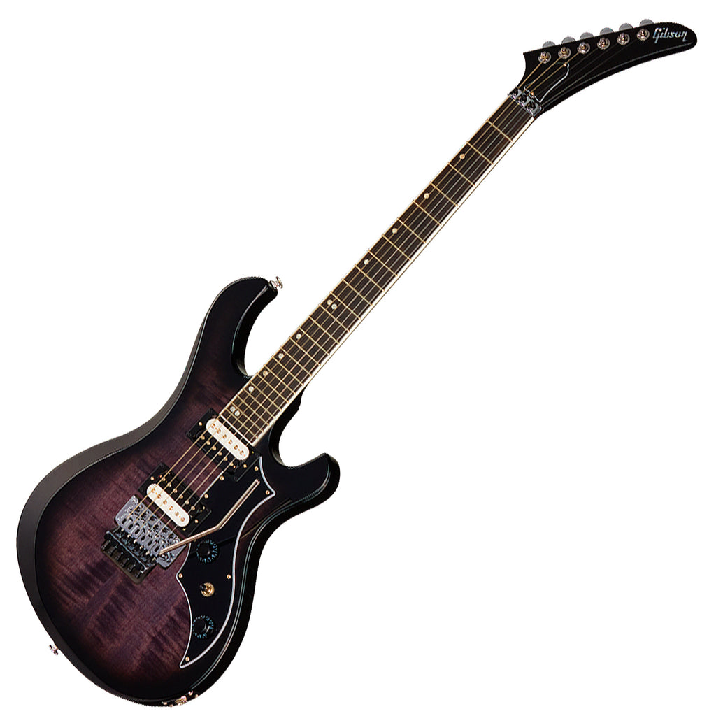 Gibson Victory Electric Guitar Floyd Rose in Trans Ebony Burst w/Case - VICFR00E2CH