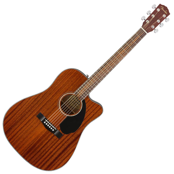 USED SPECIAL! Fender CD60SCE Acoustic Electric Dreadnought Cutaway All Mahogany in Natural - USDCD60SCE