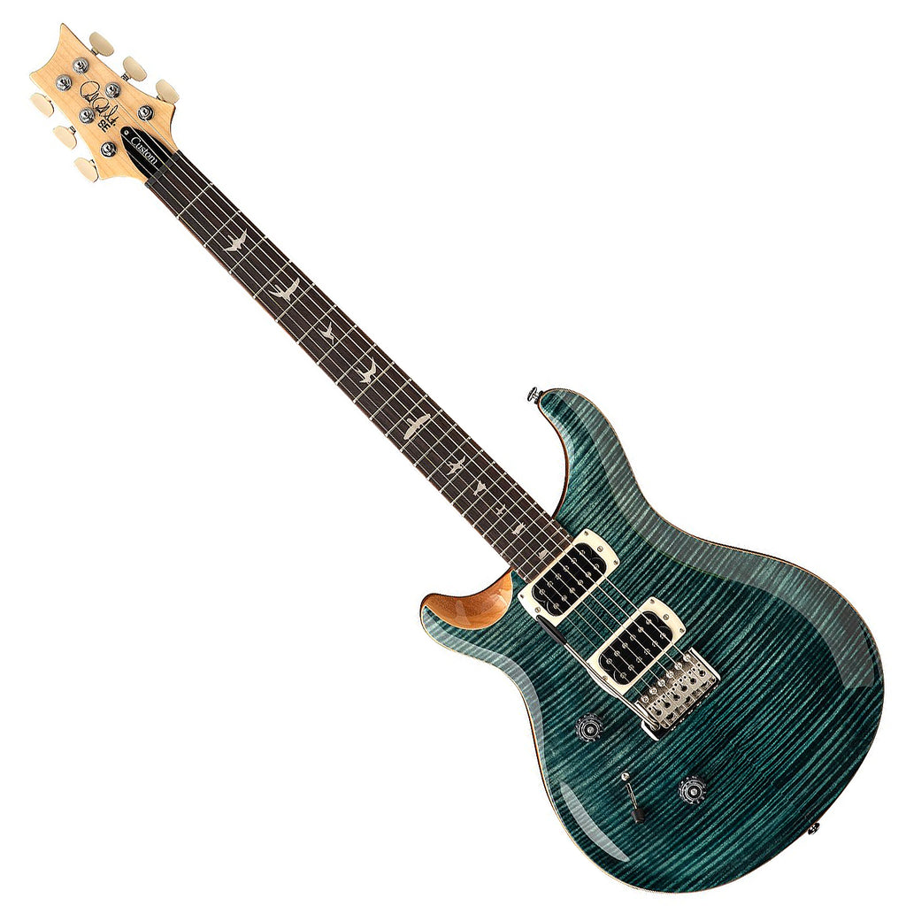 PRS SE Custom 24 Left Hand Electric Guitar Rosewood in Slate Blue w/Gig Bag - CL4FXRXN1SB