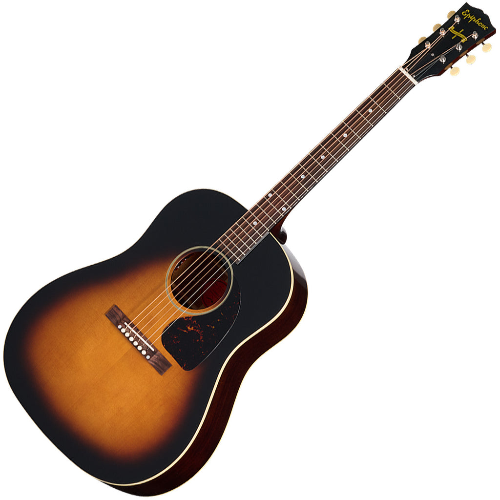 Epiphone Inspired by Gibson 1942 Banner J-45 Acoustic Electric in Vintage Sunburst w/Gig Bag - ECJ45RVSNNH