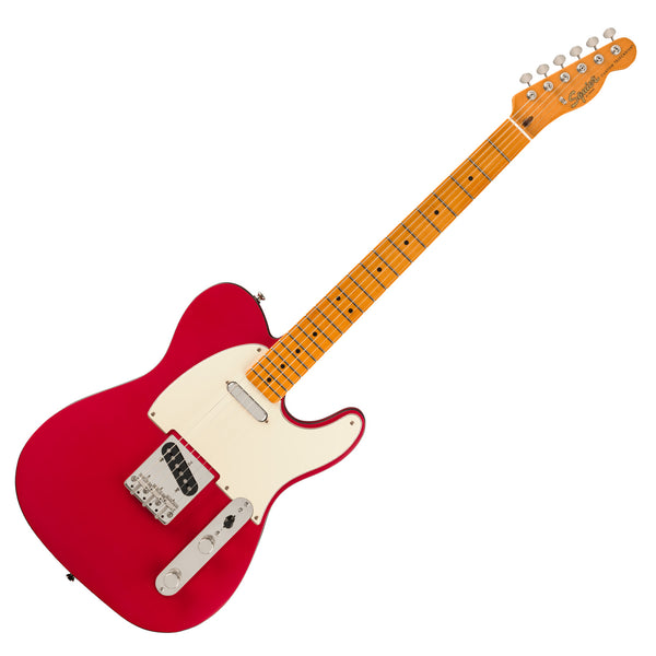 Squier Limited Classic Vibe 60s Custom Telecaster Electric Guitar Maple Parchment in Satin Dakota - 0374039554