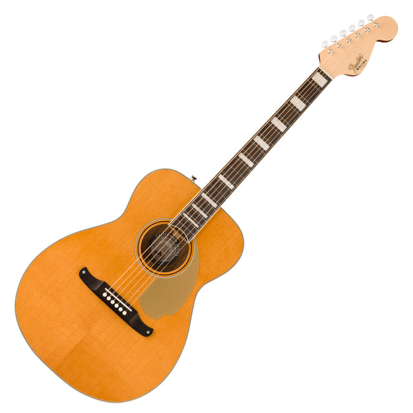 Fender Malibu VIntage Acoustic Electric in Aged Natural w/Case - 0971022334