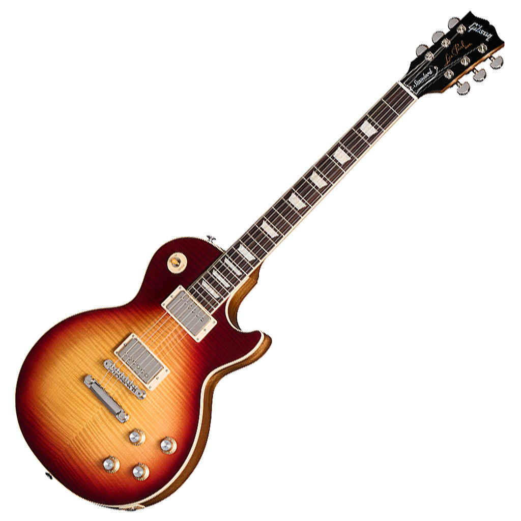 Gibson Les Paul Standard 60s Faded Electric Guitar in 60s Vintage Bourbon Burst) w/Case - LPS6F01FBNH