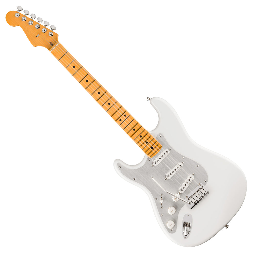 Fender American Ultra II Left Hand Stratocaster Electric Guitar Maple Fingerboard in Avalanche w/Case - 0119162796