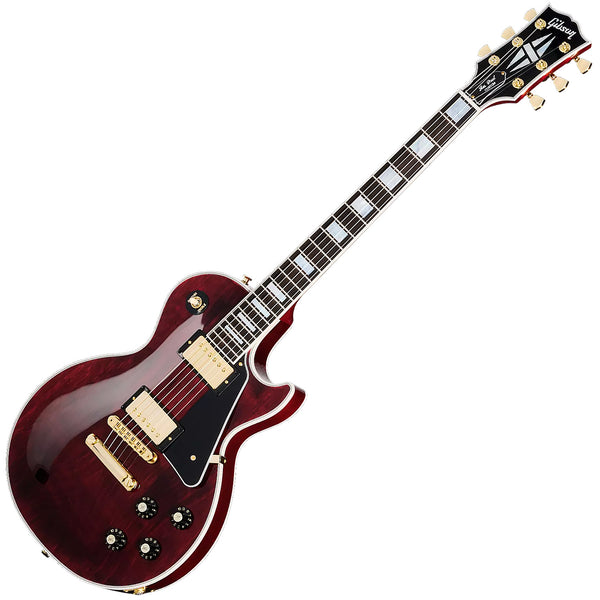 Gibson Les Paul Custom 70s Electric Guitar Wine Red w/Case - LPCU700WRGH