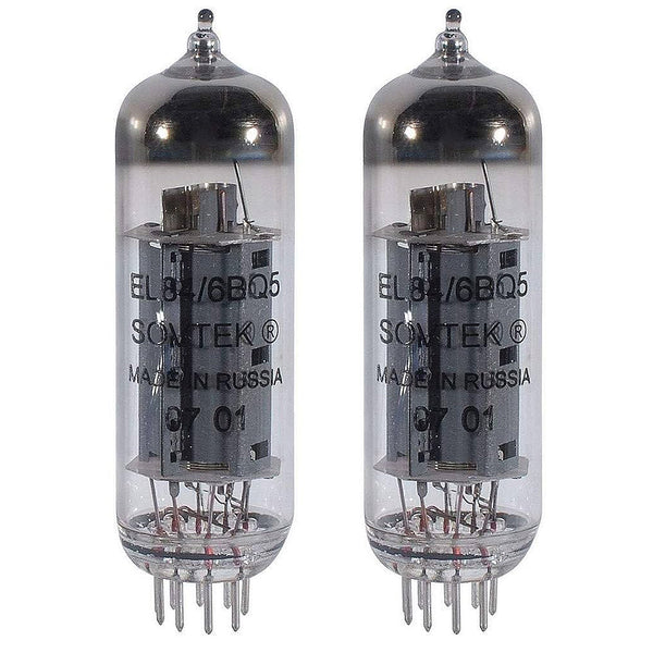 Sovtek Matched Pair of Russian Made EL84 Output Tubes - 6BQ5M