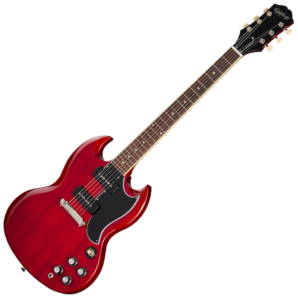 Epiphone Inspired by Gibson SG Special Electric Guitar 2 x P90 in Cherry Red - EISPCHRNH