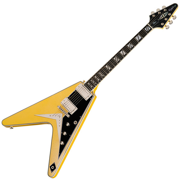 Epiphone Futura Series Flying V Custom Electric Guitar in Solaris Shift w/Gig Bag - EIFFVCSLSNH