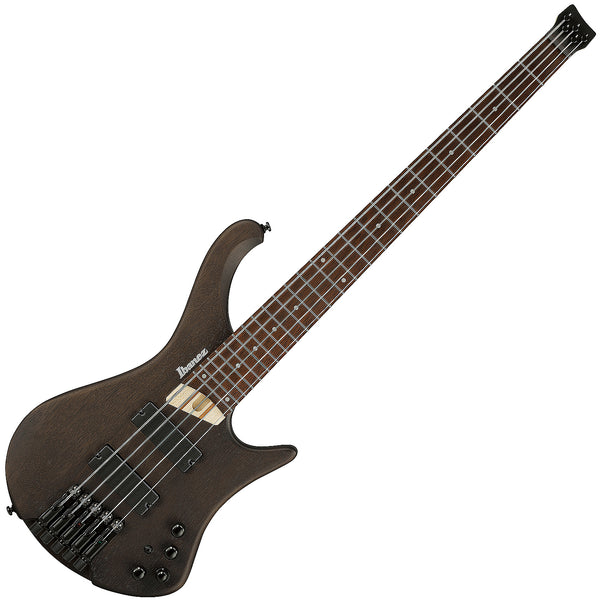Ibanez EHB Ergonomic Headless 5 String Electric Bass in Walnut Flat - EHB605WNF