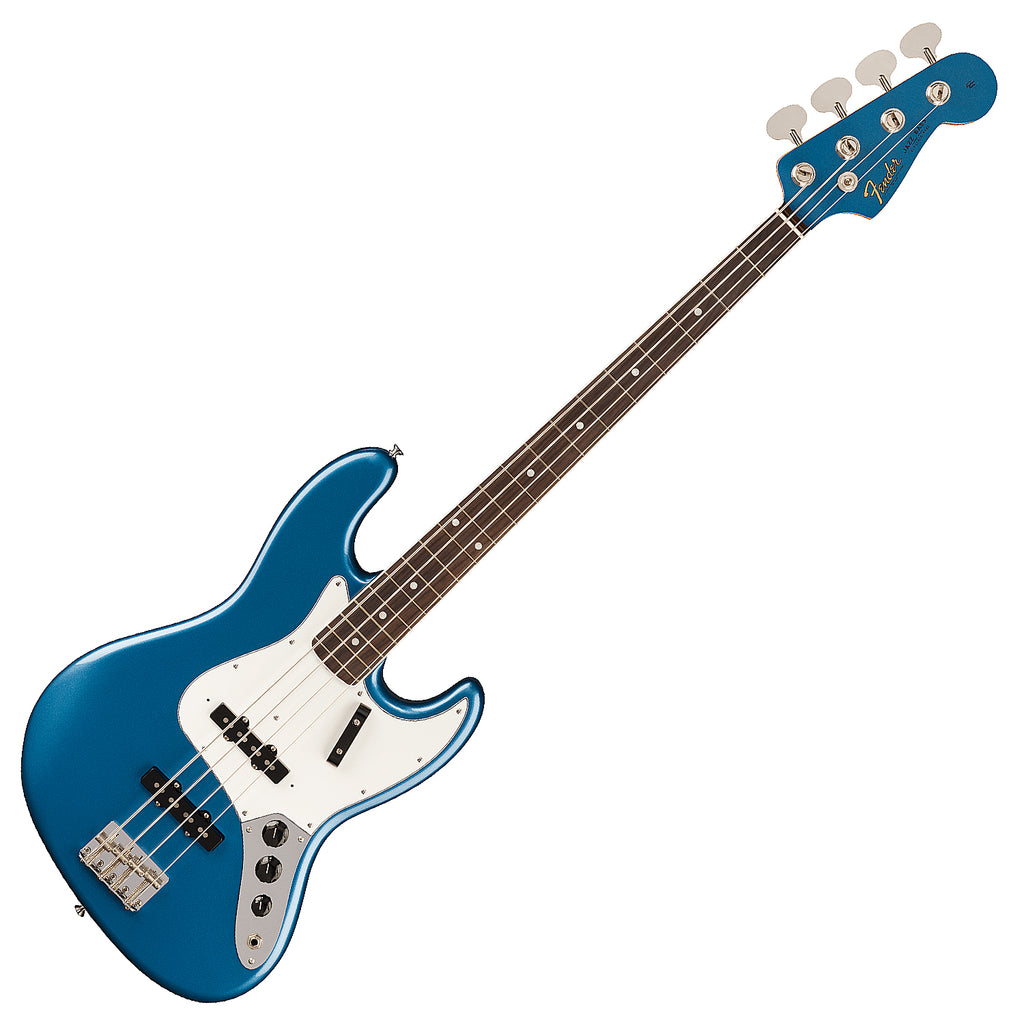 Fender American Vintage II 1966 Jazz Electric Bass Rosewood in Lake Placid Blue w/Case - 0190170802