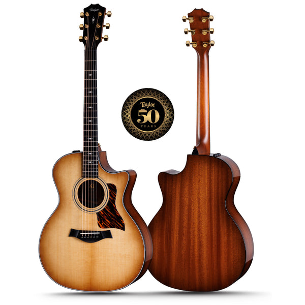 Taylor Limited 50th Ann Grand Auditorium V-Class Acoustic Electric in Shaded Edgeburst w/Case - 314CELTD50
