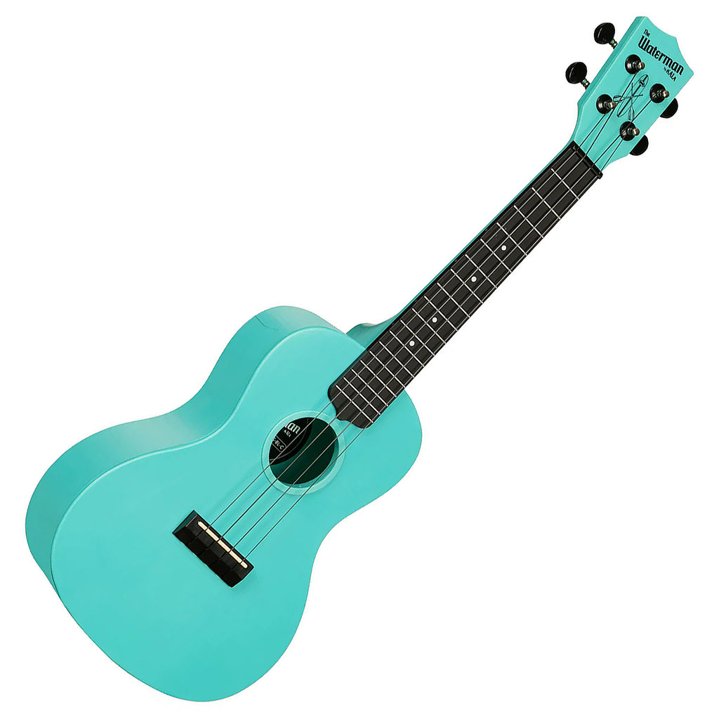 Kala Waterman Concert Ukulele 100% Recycled in Sea Foam - KARWMSGNC