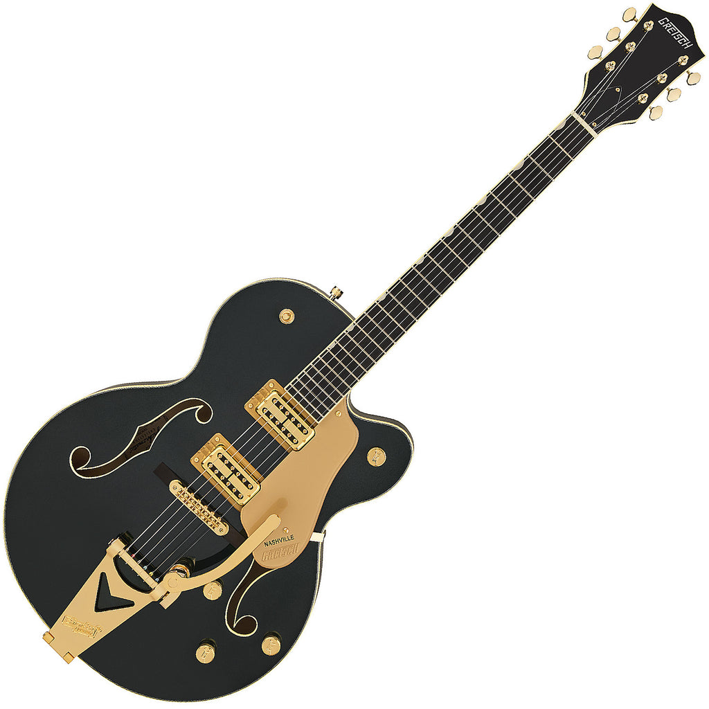 Gretsch Synchromatic Nashville Hollow Body SC Electric Guitar Bigsby Ebony in Cadillac Green - 2506411548