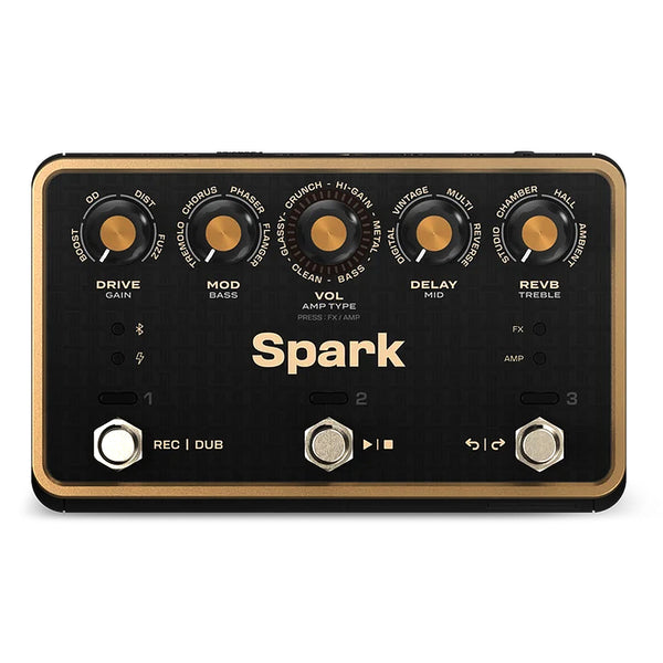 Positive Grid Portable Smart Amp Effects Pedal with Built-In Looper - SPARKPEDAL