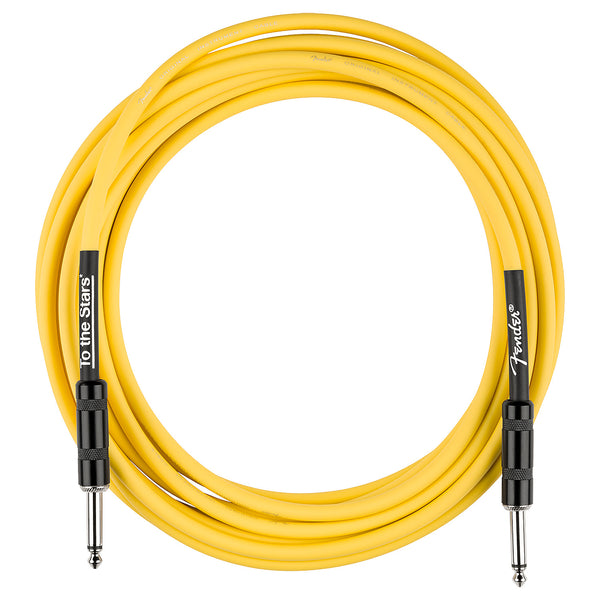Fender Tom Delonge 10 Foot To The Stars Instrument Cable In Graffiti Yellow - 0990810263