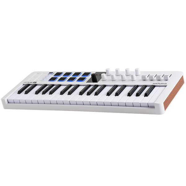 Arturia MiniLab 37 mk3 Universal MIDI Controller in White- MINILAB37MK3WH