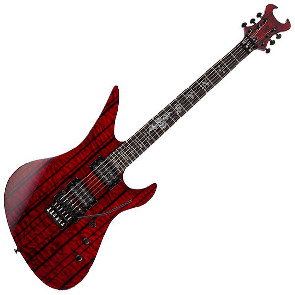 Schecter Synyster Standard Plus Electric Guitar In Transparent Deep Red - 1753SHC
