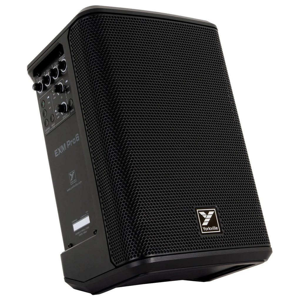 Yorkville EXM Pro6 250w Battery Powered Loudspeaker in Black - EXMPRO6