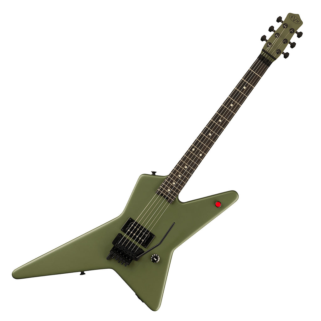 EVH Limited Edition Star Electric Guitar Ebony in Matte Army Drab - 5108007520
