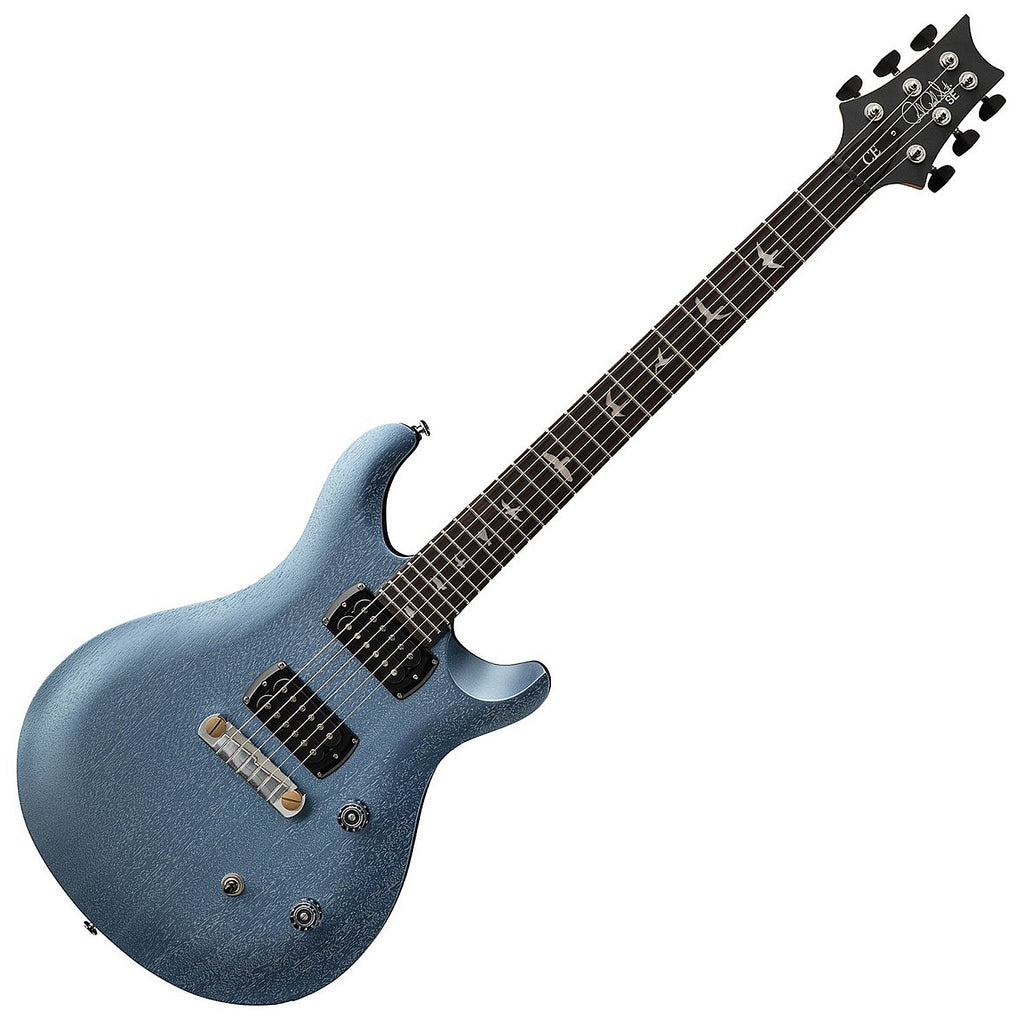 PRS SE CE24 Standard Stoptail Satin Electric Guitar Rosewood in Ice Blue Metallic w/Gig Bag - CS4HBRXN1IN