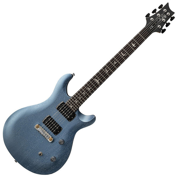 PRS SE CE24 Standard Stoptail Satin Electric Guitar Rosewood in Ice Blue Metallic w/Gig Bag - CS4HBRXN1IN