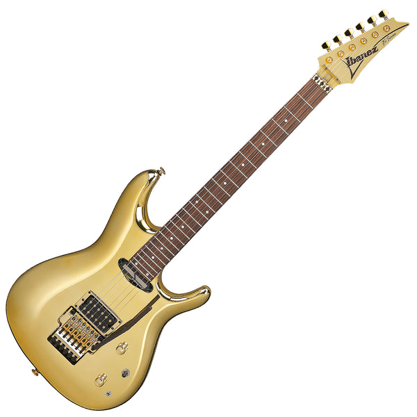 Ibanez Joe Satriani Signature Electric Guitar in Gold Chrome w/Case - JS1GD