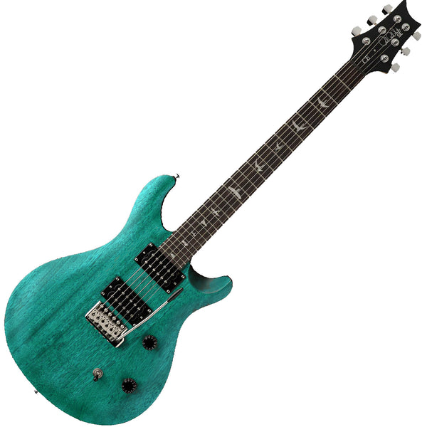 PRS SE CE24 Standard Satin Electric Guitar in Turquoise with Bag - CH44TU