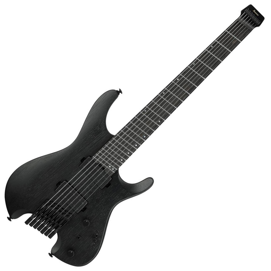 Ibanez Q Standard 7 String Electric Guitar in Weathered Black w/Bag - QX527BWK
