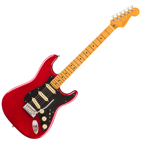 Fender American Ultra II Stratocaster Electric Guitar Maple Fingerboard in Sinister Red w/Case - 0119142799