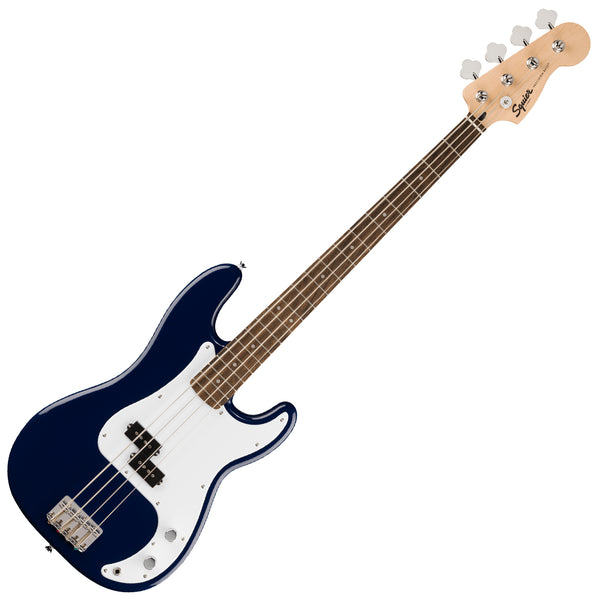 Squier Sonic P Bass Electric Bass Maple Neck White Pickguard in Midnight Blue - 0373900584