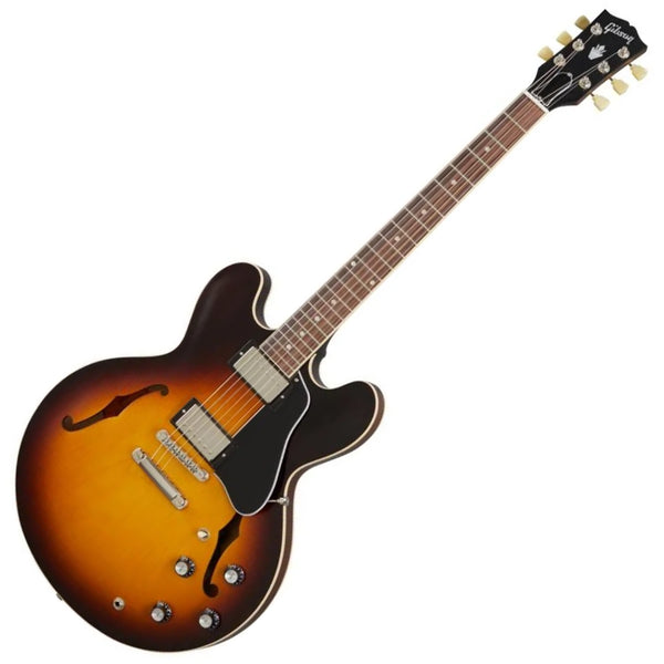 Gibson ES-335 Hollowbody Electric Guitar in Satin Vintage Burst w/Hardcase - ES35S00SVNH