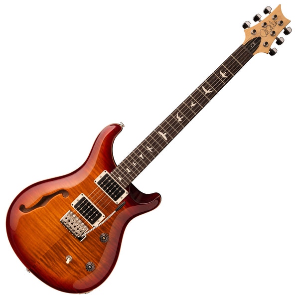 PRS CE 24 Semi-Hollow Electric Guitar in Dark Cherry Sunburst w/Bag - 112785DS