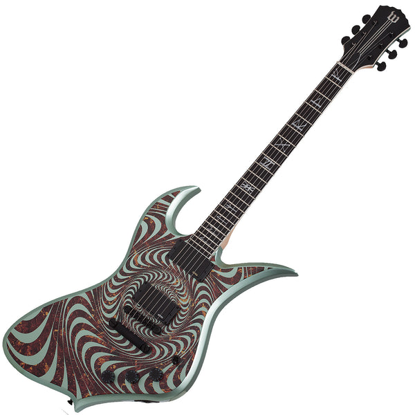 Schecter Wylde Audio Thoraxe Electric Guitar In Tortoise Psychic Bullseye Gangrene - 4549SHC