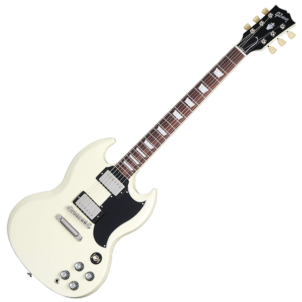 Gibson Custom Colour Series SG Standard 1961 Electric Guitar in Classic White w/Case - SG6100CWNH
