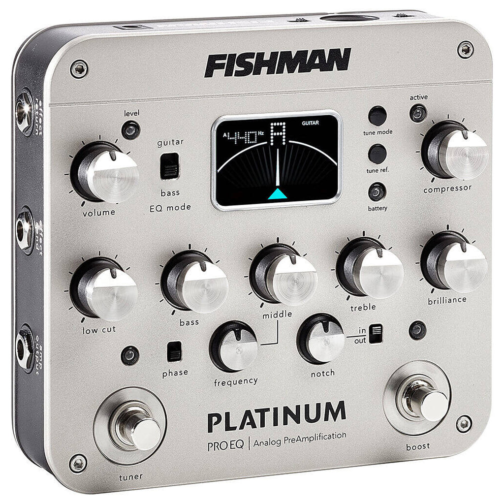 Fishman Platinum Pro Preamp/EQ/DI Effects Pedal - PROPLT201