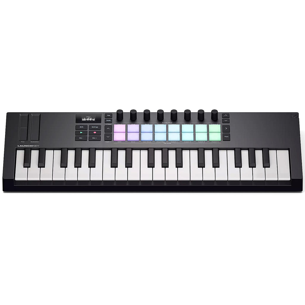 Novation Launchkey Compact 37 Mini Key MIDI Keyboard Black - LKEYMINI37MK4