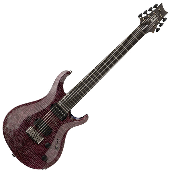 PRS Tekton SVN 7 String Electric Guitar Hardtail Natural Neck In Violet Tourmaline w/PRS Premium Gig Bag - 1176032V