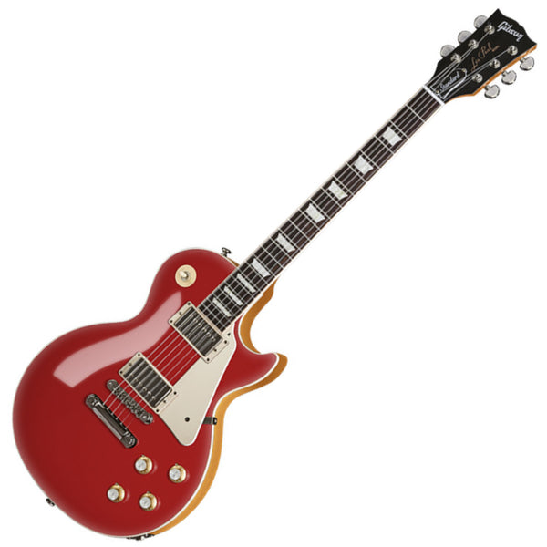 Gibson Custom Colour Series 60s Les Paul Standard Electric Guitar in Cardinal Red Top - LPS6P00TCNH